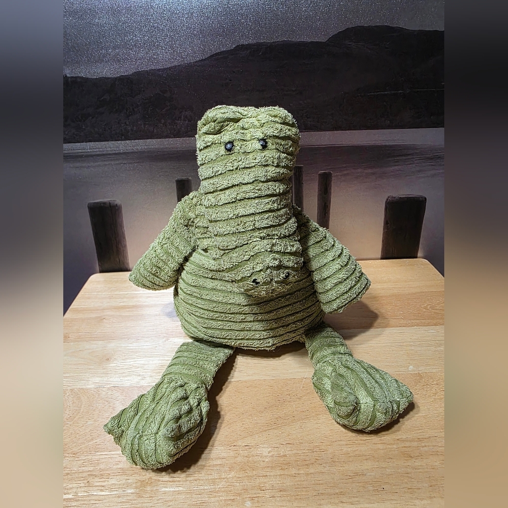 Jellycat Green Crocodile Plush Large Plush , Pre Loved As Seen In Pictures